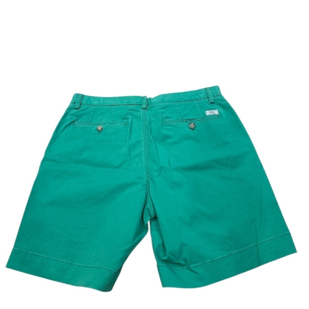 Polo Ralph Lauren Mens 32 Chino Shorts Kelly Green Stretch Classic Fit - Picture 2 of 10